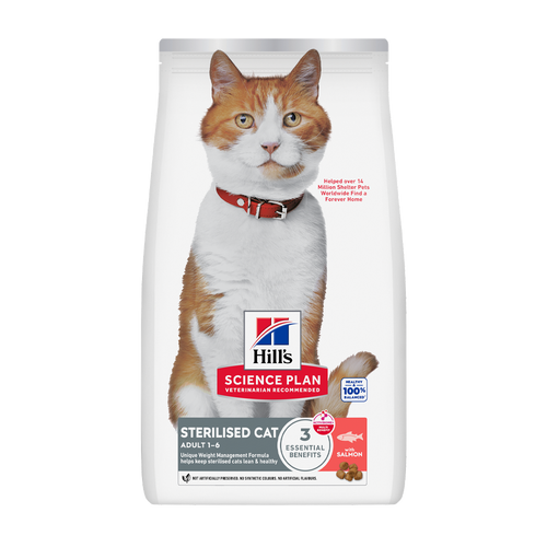 Science Plan Feline Youngad Sterilised Salmon - 15 KG