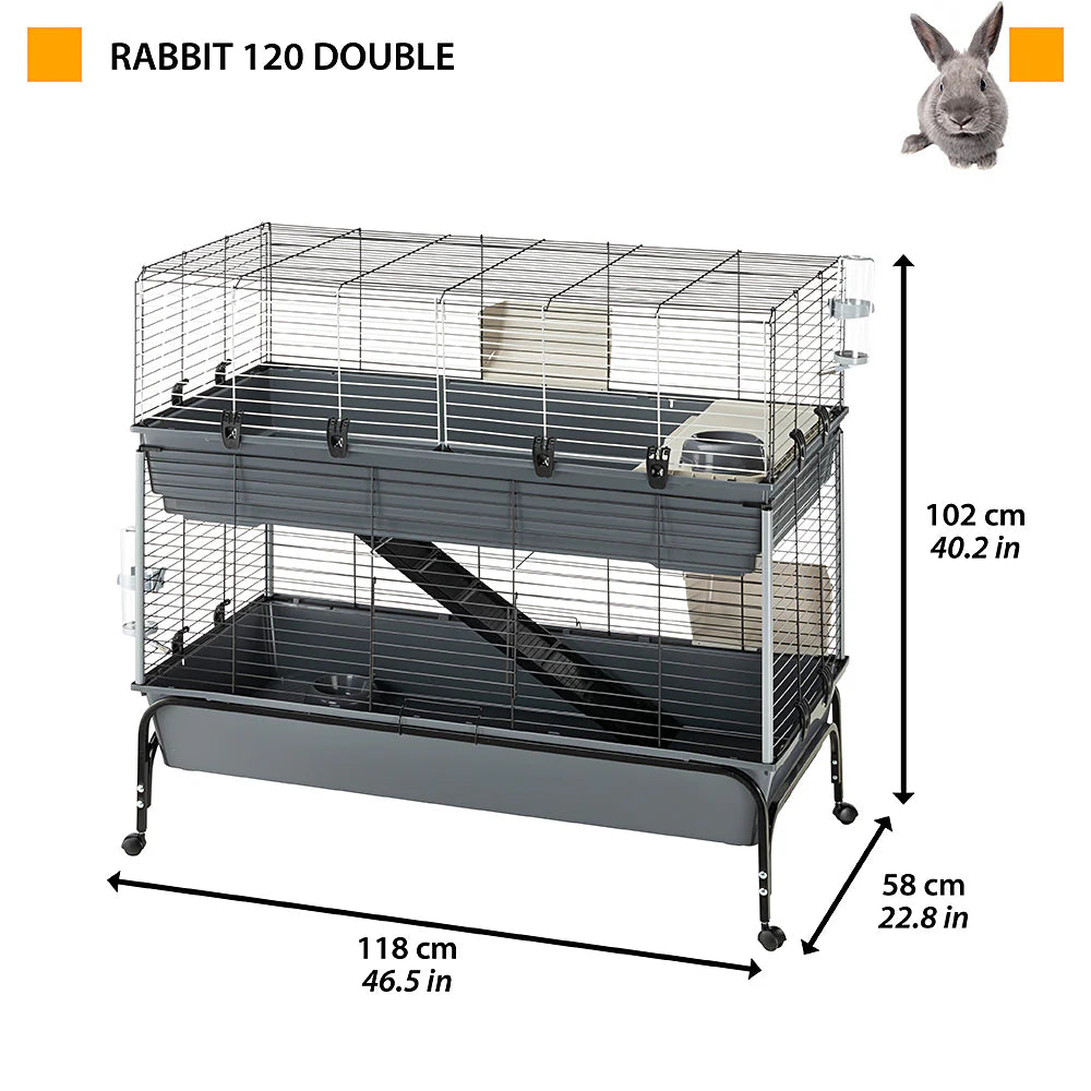Kaninbur Rabbit 120 Dubbel