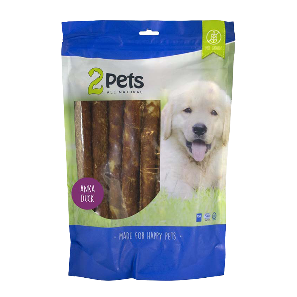 2PETS Tuggrulle M Ankfilé - 28 CM - 12 PACK