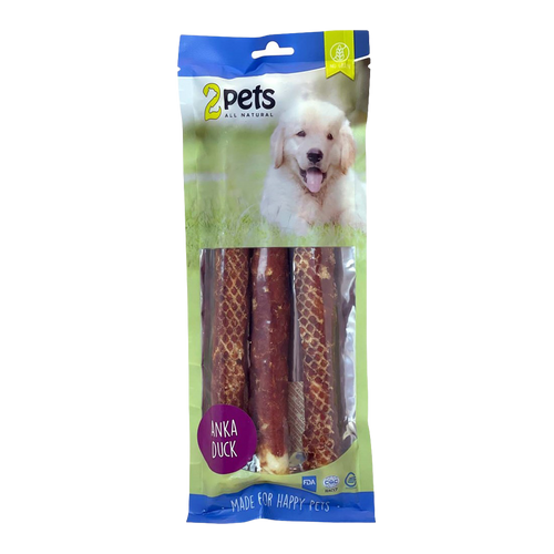 2PETS Tuggrulle M Ankfilé - 28 CM - 3 PACK