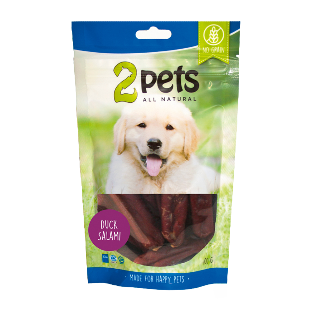 2PETS Dogsalami Duck - 100 G