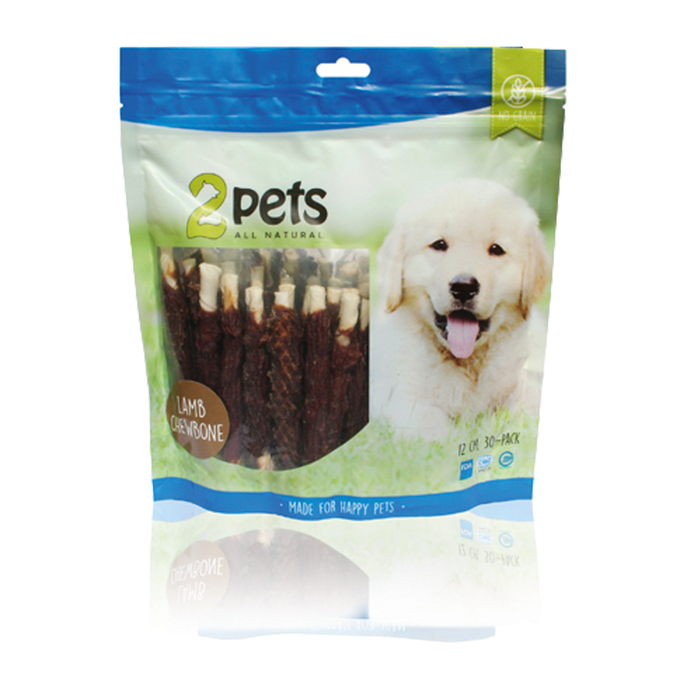 2PETS Tuggpinne M Lamm - 12 CM - 30 PACK