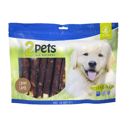 2PETS Tuggrulle M Lamm - 17 CM - 18 PACK XL