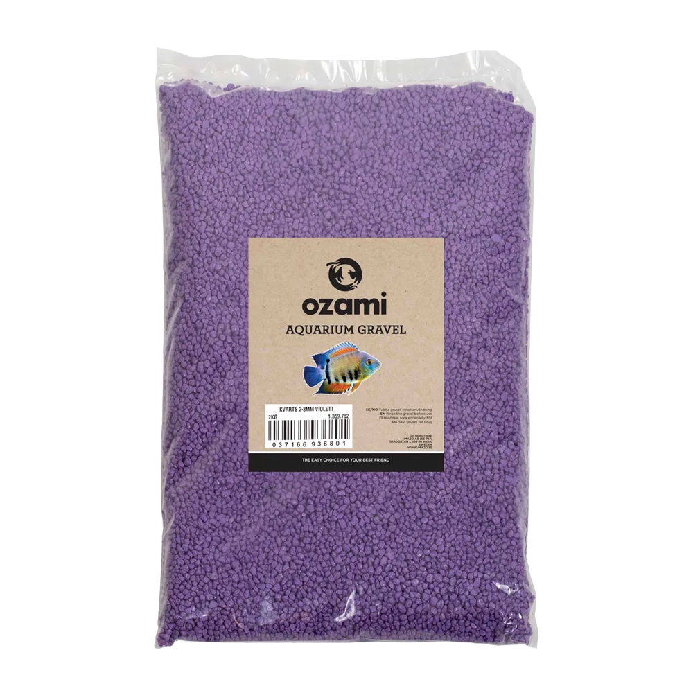 Ozami Aquarium Gravel 2–3 mm violett 2 KG