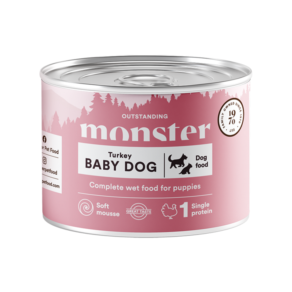 Monster Dog Baby Mousse Burk - 190 G