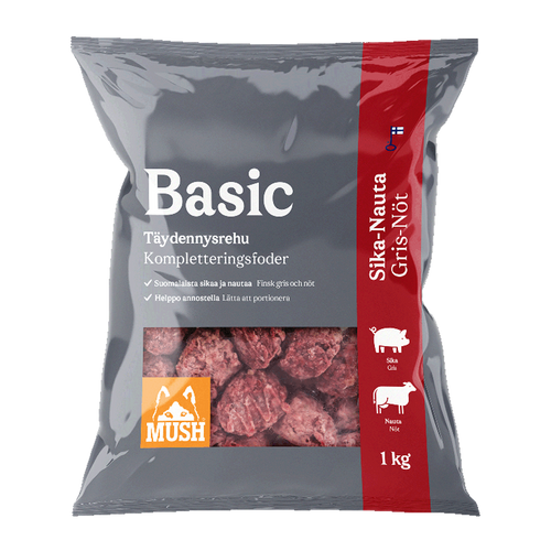 Mush Basic® Gris - Nöt - 1 KG
