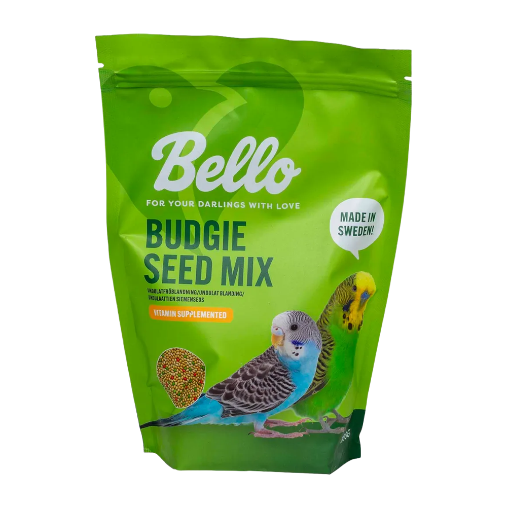 Curated visual reference: Budgie Seed Mix Bestseller Reference: Bello Budgie Seed Mix