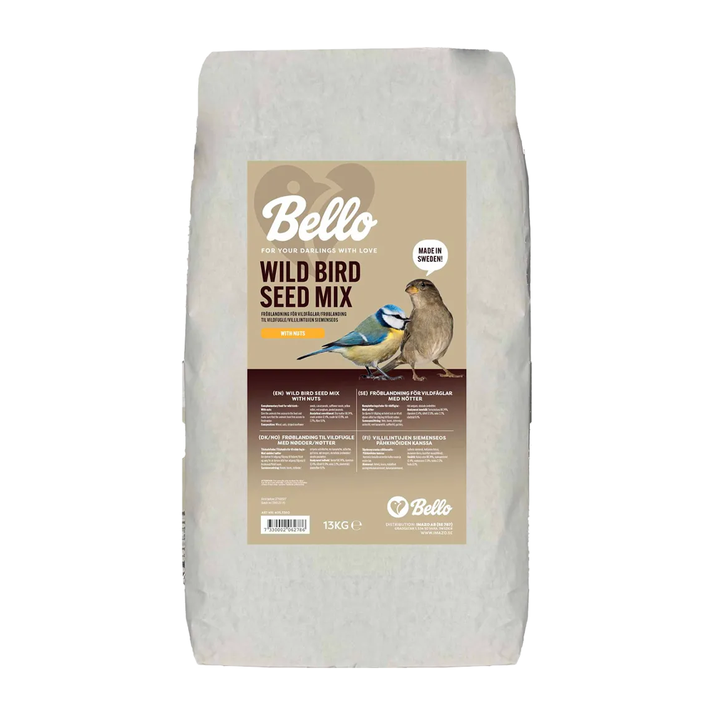 Bello Wild Bird Seed Mix With Nuts