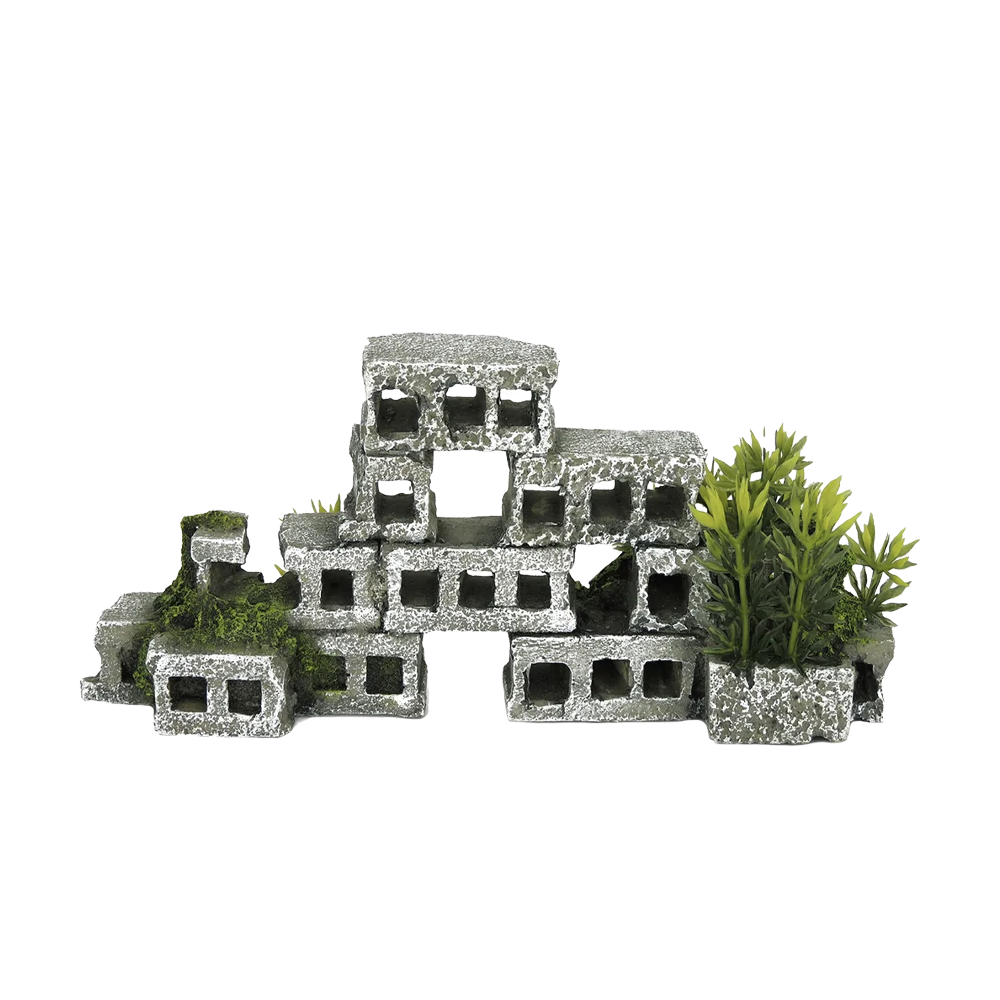 Blocks With Plants - Medium