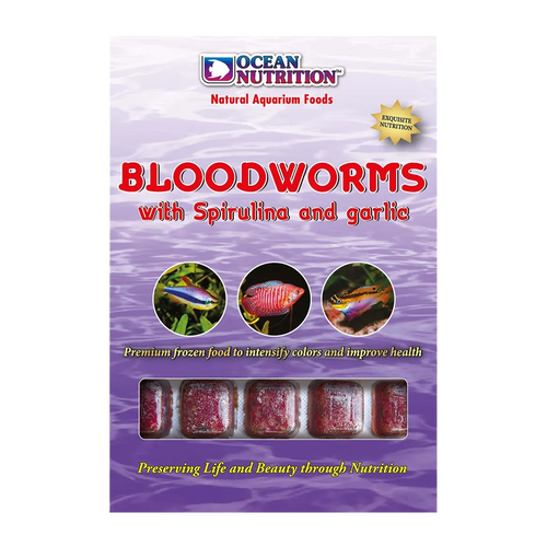 Bloodworms Spirulina & Vitlök - 100 G | Endast 69 kr! - Zoogiganten