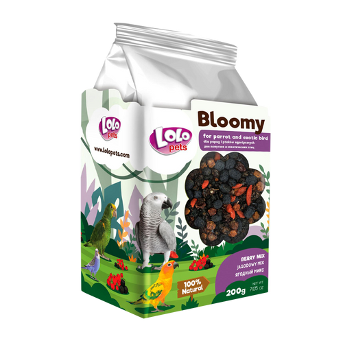 Bloomy Berry Mix Exotiska fåglar - 200 G | Endast 159 kr! - Zoogiganten