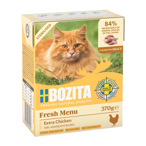 Bozita C Sterilised Ex Chicken In Sauce Tetra - 370 G