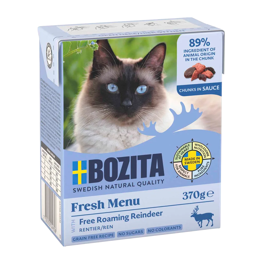 Bozita Bitar i Sås med Ren - 370 G