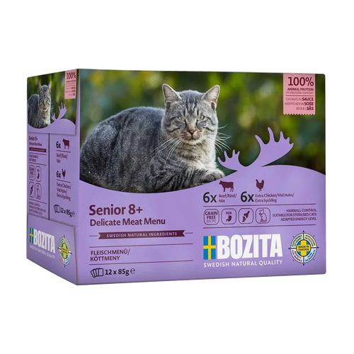 Bozita Katt Senior i Sås Multibox - 1.02 KG