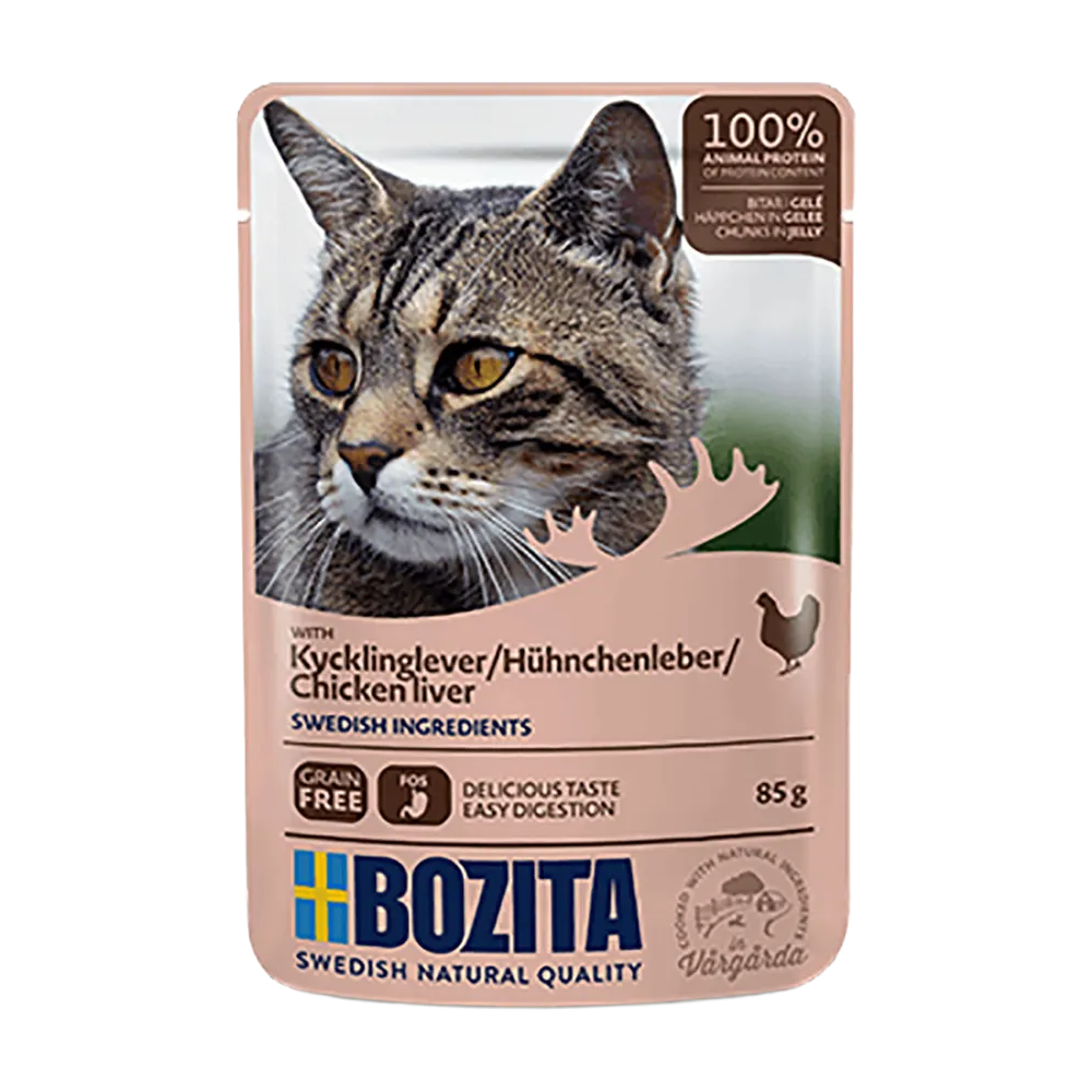 Bozita Kycklinglever i Gelé - 85 G