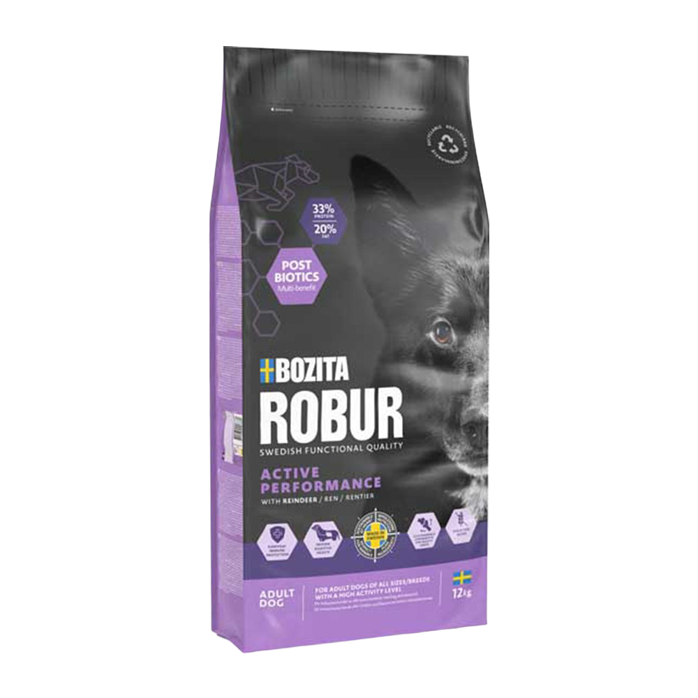 Bozita Robur Adult Active Performance Reindeer - 12 KG