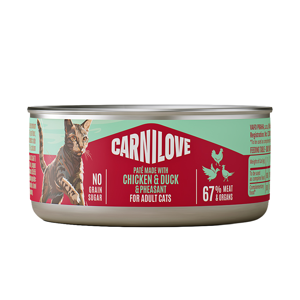 CL Cat Can Paté Chicken, Duck & Pheasant - 100 G