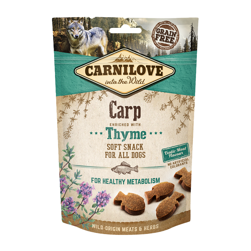 Carnilove Semi Moist Snack Karp & Timjan - 200 G