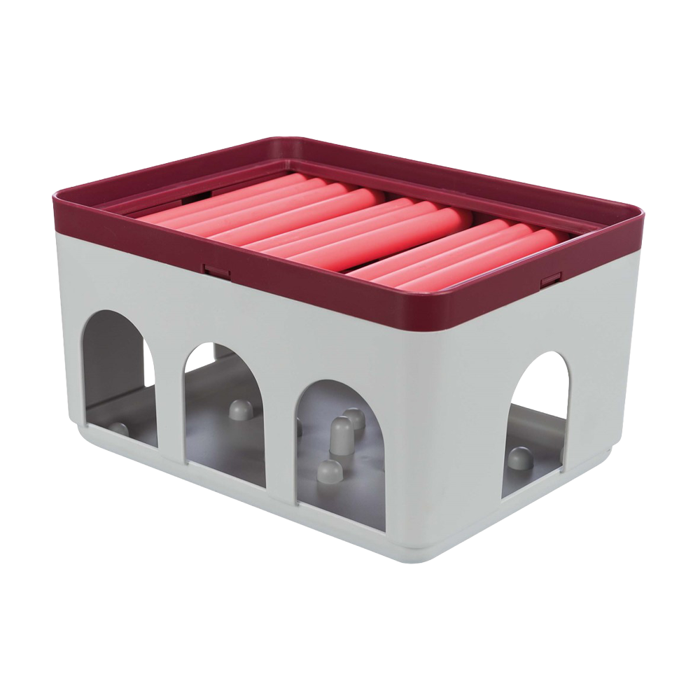 Cat Activity Röd Box Plast - 20x12x16 CM