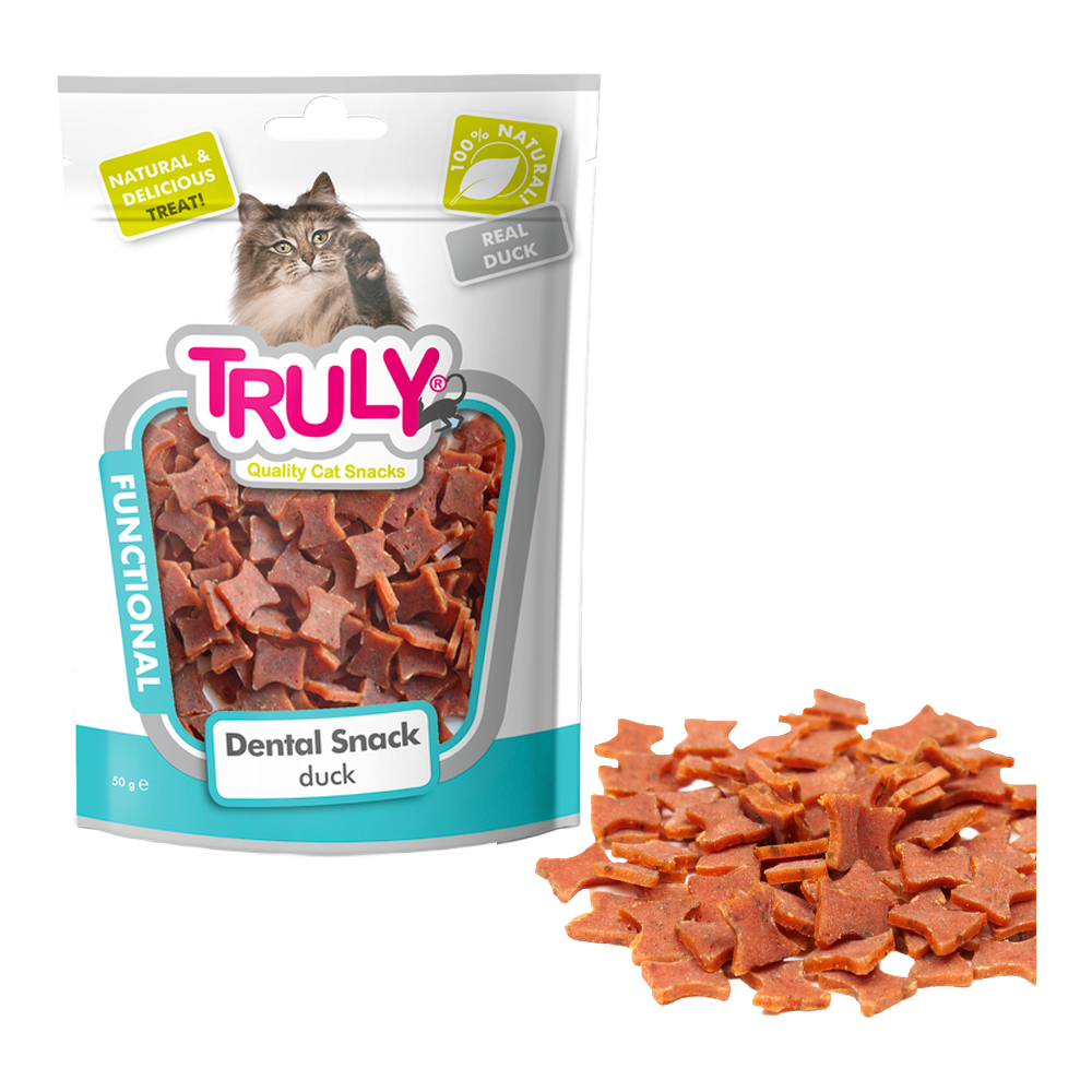Truly Cat Duck Snacks Dental - 50 G