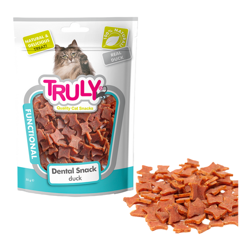 Truly Cat Duck Snacks Dental - 50 G