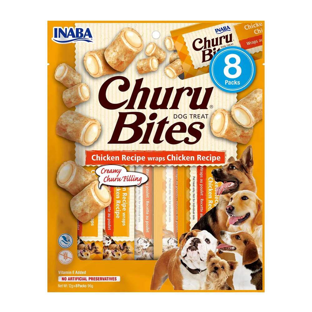 Churu Dog Bites Chicken Wraps - 8 ST