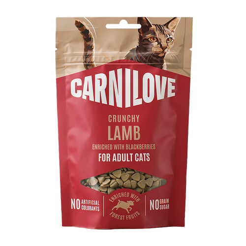 CL Cat Crunchy Snack Lamb enriched with Blackberries - 50 G