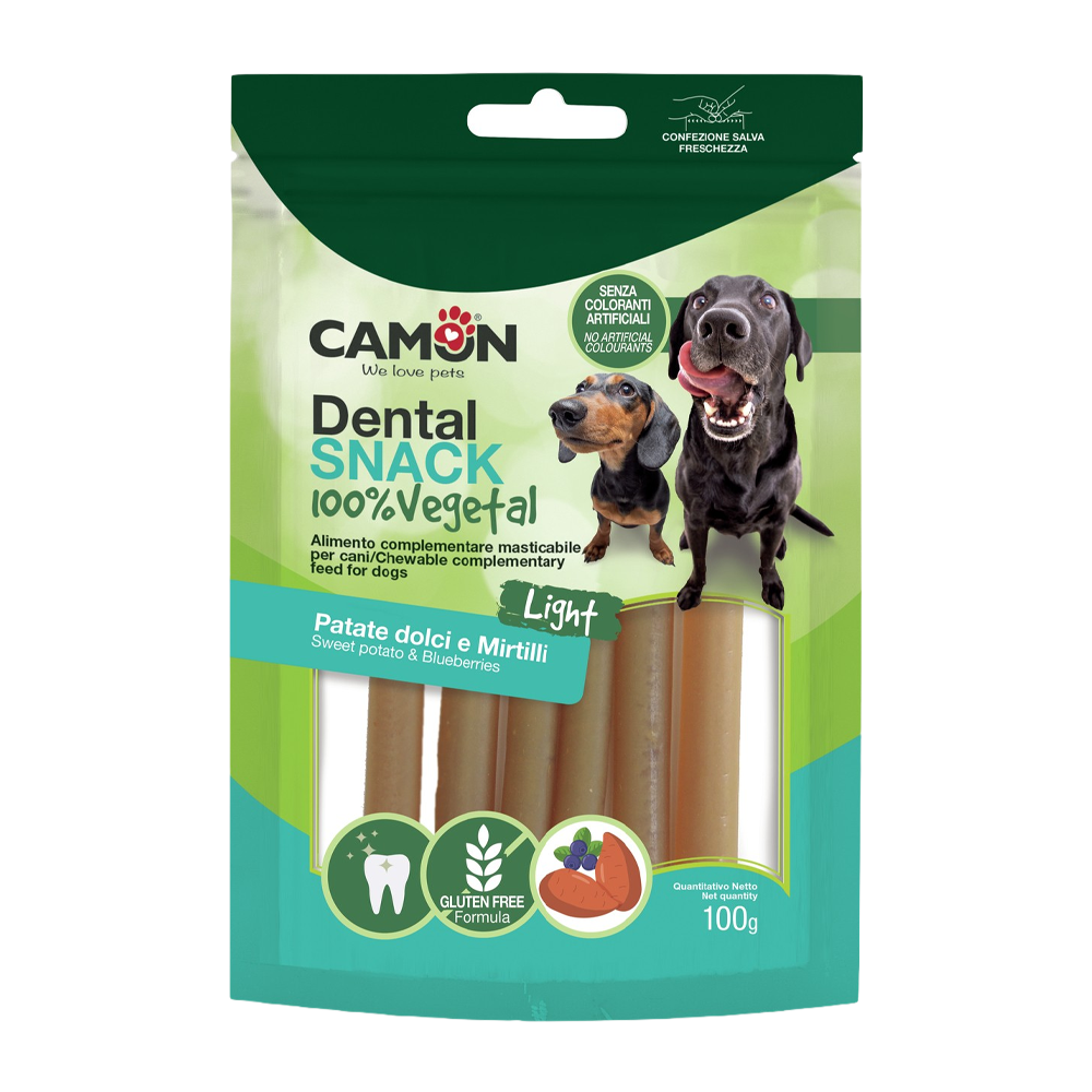 Veg. Dental Snacks - sötpotatis/blåbär
