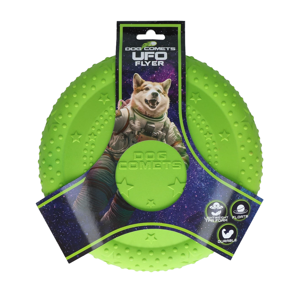 Hund Comets Ufo Flyer Grön
