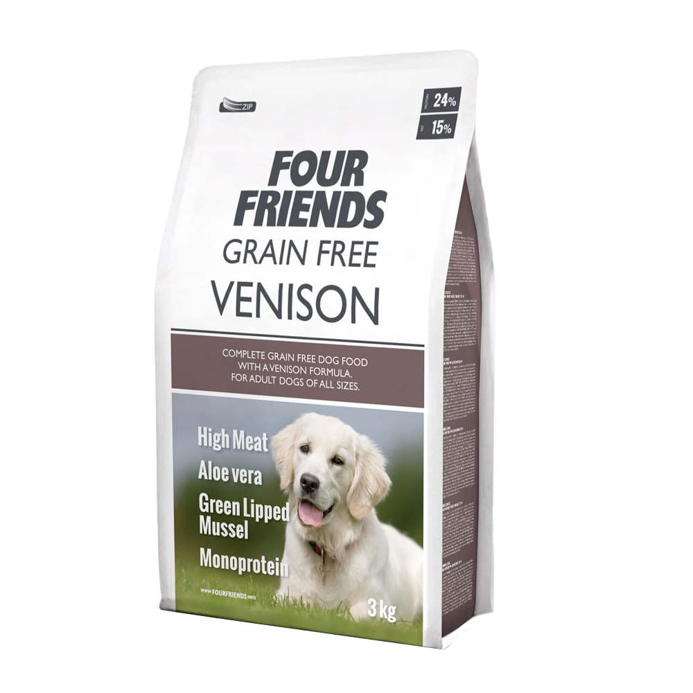 Fourfriends Dog GF Venison | Endast 399 kr! - Zoogiganten