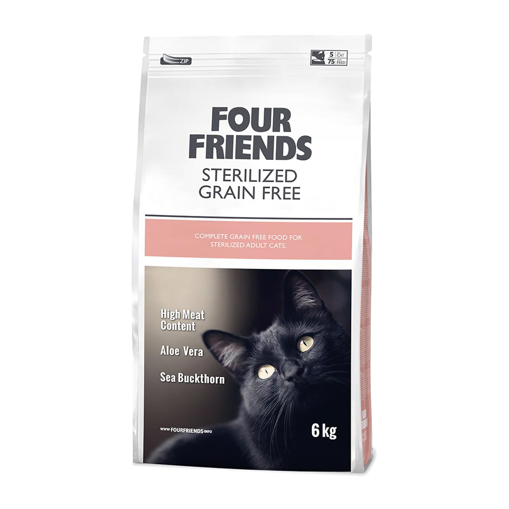 Fourfriends Grain Fre Sterilized | Endast 339 kr! - Zoogiganten