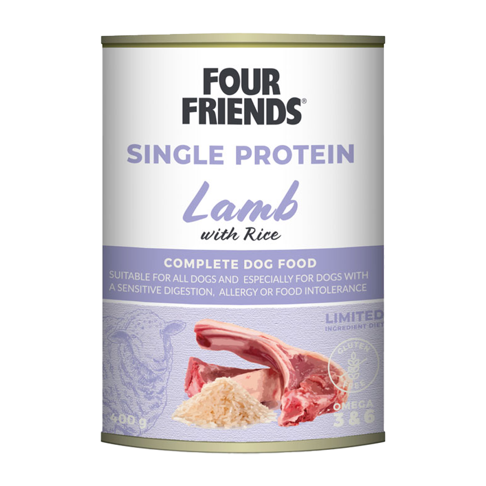 FourFriends Dog Lamb & Rice Can - 400 g