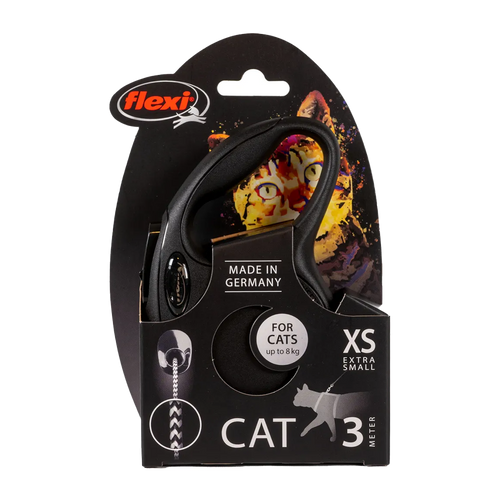 Flexi New Classic Katt Svart Lina - 3 M | Endast 129 kr! - Zoogiganten