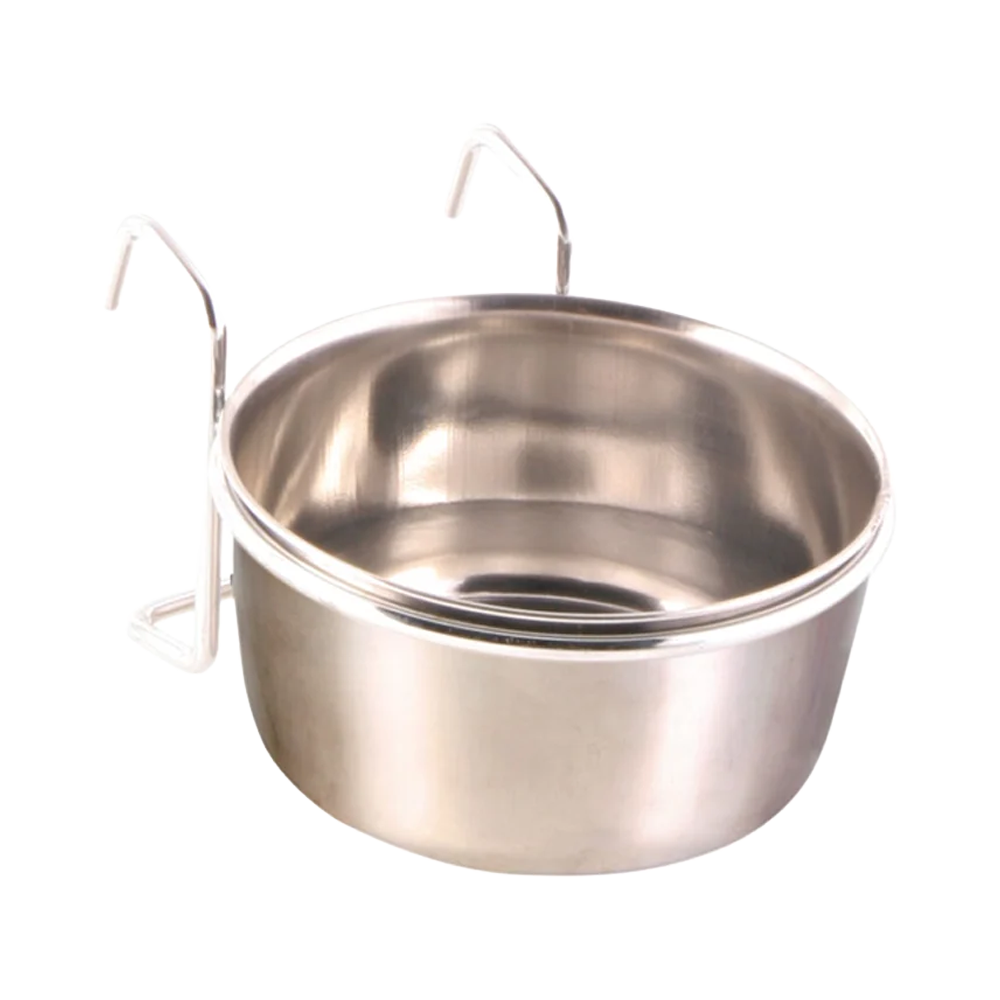 Foderkopp Rostfri med Hållare - 300 ML