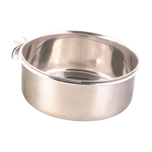 Foderkopp Rostfri med hållare - 900 ML