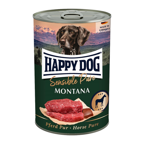 Happy Dog Konserv Montana Häst - 400 G | Endast 59 kr! - Zoogiganten
