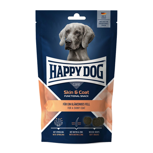 Happy Dog Care Snack Skin & Coat - 100 G | Endast 59 kr! - Zoogiganten