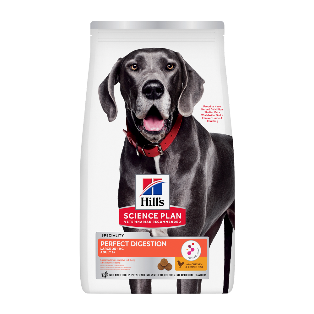 Science Plan Canine Adult Perfect Digestion Large Breed With Chicken & Brown Rice - 12 KG