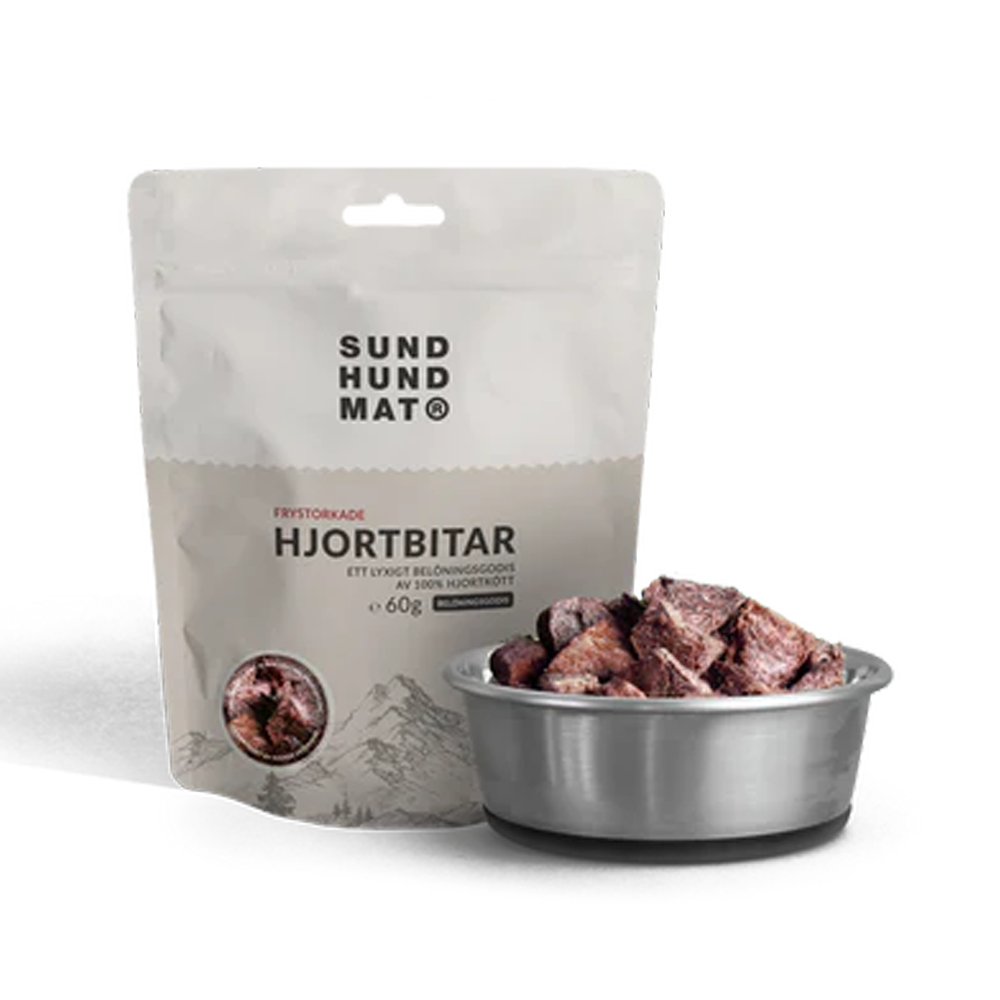 Frystorkade Hjortbitar - 60 G