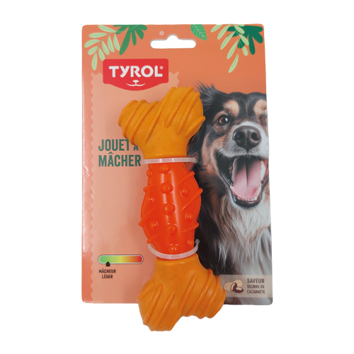 Hundtugg Ben av Bambu/Gummi Small Tyrol - 15 CM