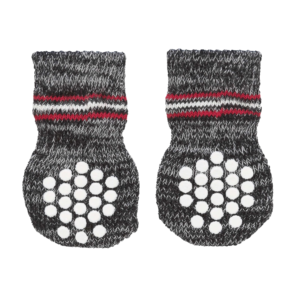 Hundsockar Non-Slip 2-Pack Grå