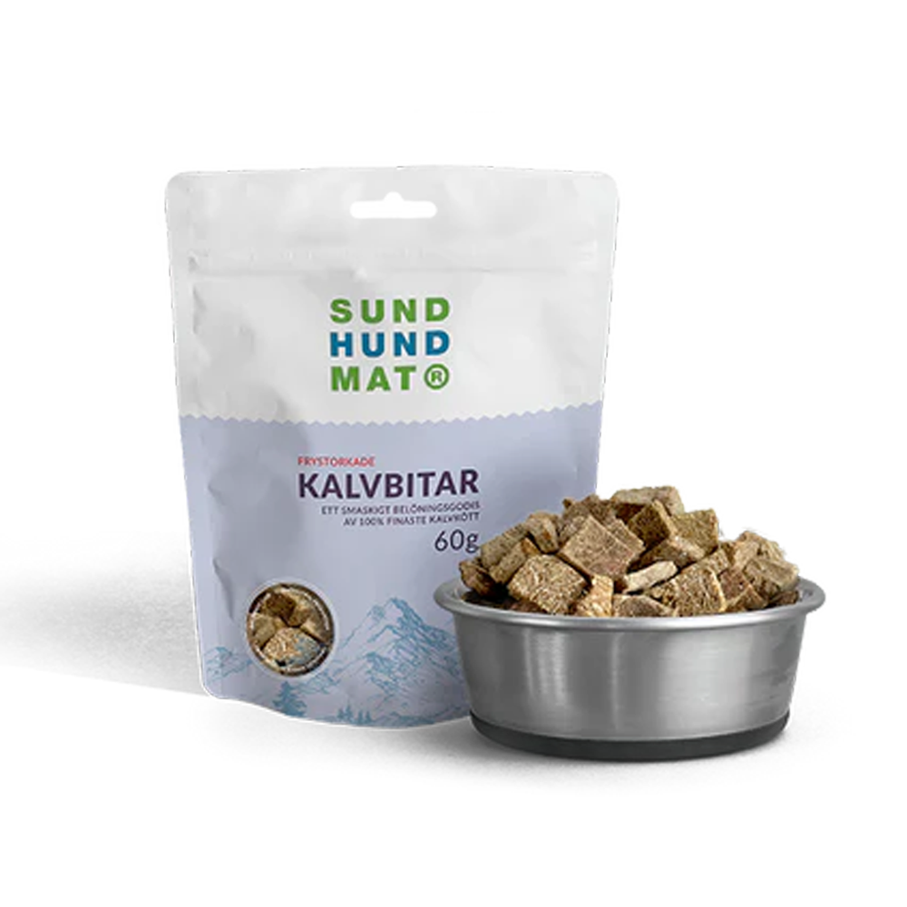 Frystorkade Kalvbitar - 60 G