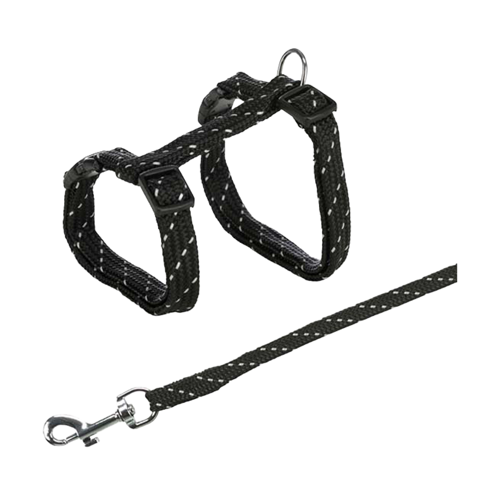Kattsele+koppel 27 - 45 CM