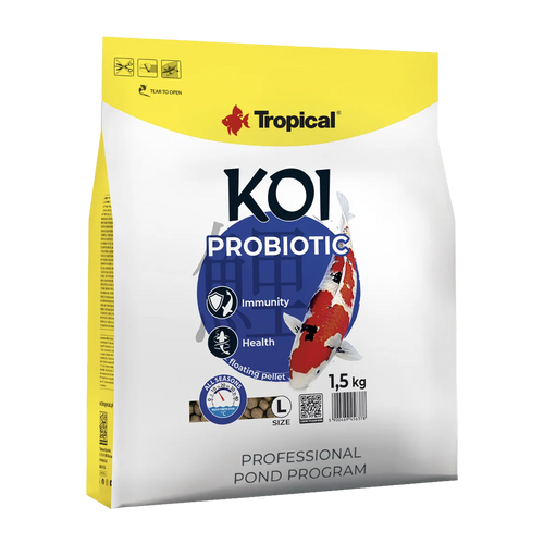Tropical New Koi Probiotic Pellet Size L - 1.5 KG