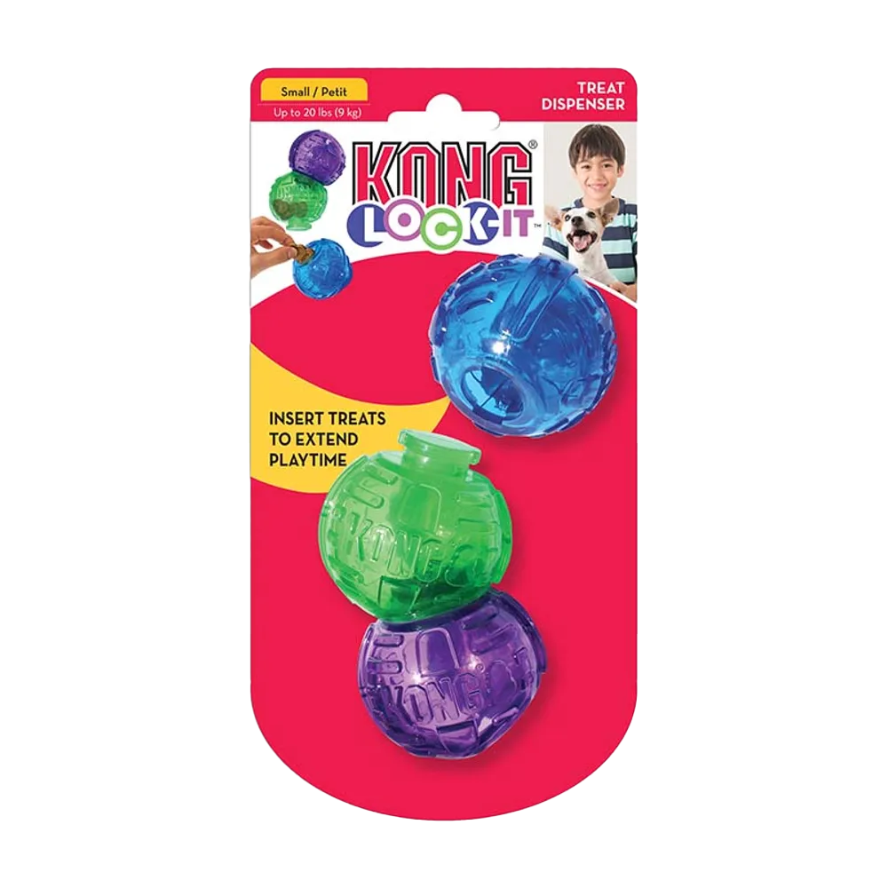 Kong Lock It Small - 3pack