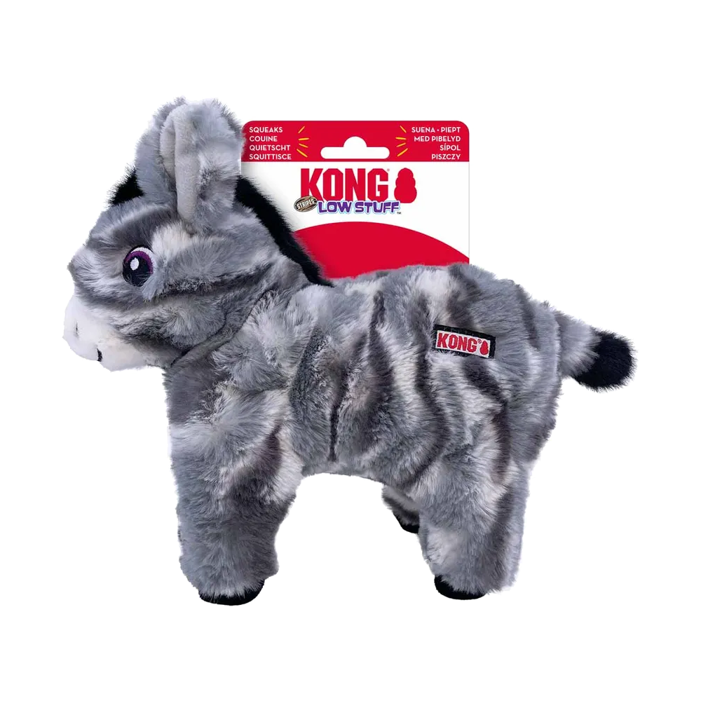 Kong Low Stuff Stripes Donkey - 25x27x8,5 CM