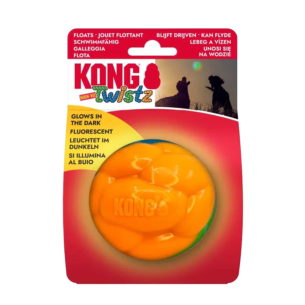 Kong Twistz High-Viz Ball - Large