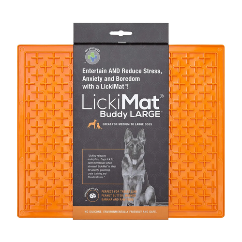 Hundskål Lickimat Buddy Xl Orange - 30,5x25,5 CM