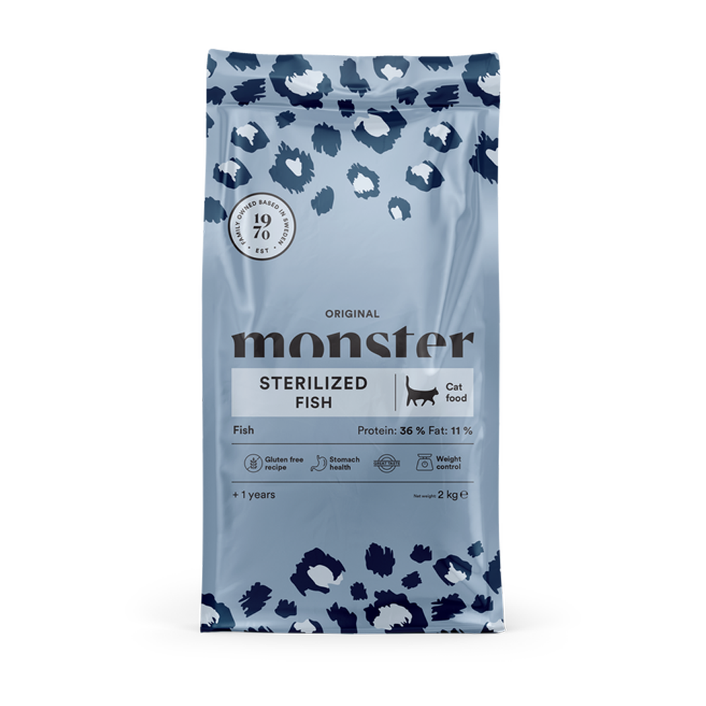 Monster Cat Orig. Sterilized Fish - 2 KG