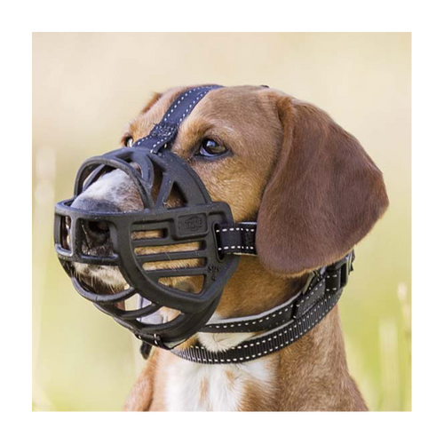 Munkorg Muzzle Flex Silikon Svart